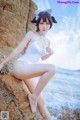 Coser @ 抖 娘 - 利 世: 獒 犬 海边 泳装 (41 photos) P5 No.499b38 Image No. 25