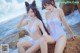 Coser @ 抖 娘 - 利 世: 獒 犬 海边 泳装 (41 photos) P6 No.6f98d3 Image No. 23