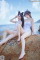 Coser @ 抖 娘 - 利 世: 獒 犬 海边 泳装 (41 photos) P7 No.43e4f4 Image No. 21