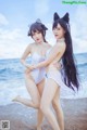 Coser @ 抖 娘 - 利 世: 獒 犬 海边 泳装 (41 photos) P13 No.6c022f Image No. 11