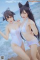 Coser @ 抖 娘 - 利 世: 獒 犬 海边 泳装 (41 photos) P13 No.0b8d37 Image No. 3