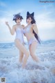 Coser @ 抖 娘 - 利 世: 獒 犬 海边 泳装 (41 photos) P2 No.ccc8bc Image No. 31